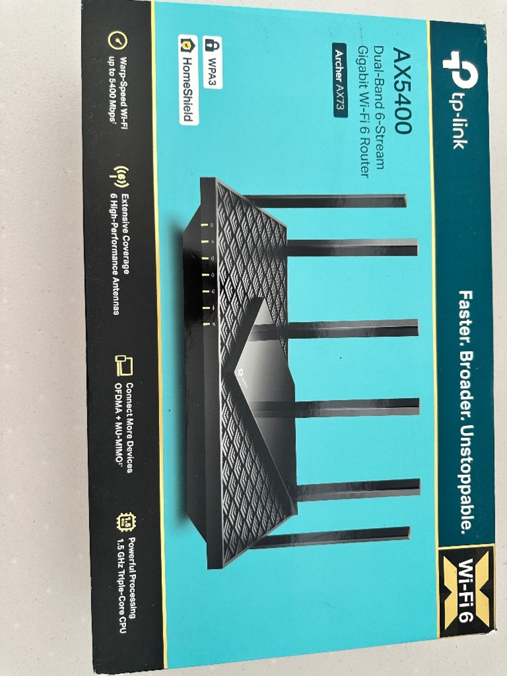 TP-Link AX5400 / Archer AX73 WiFi6 Router - Excellent condition